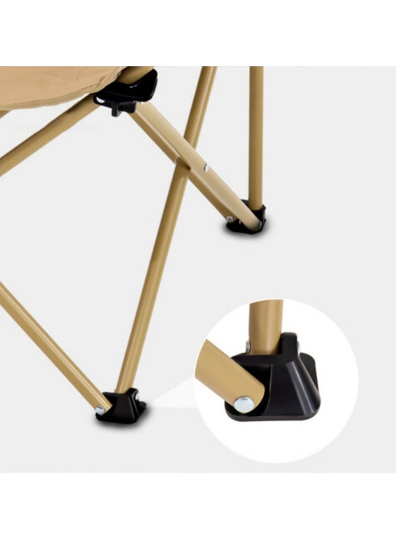 Toby's Outdoor Portable Camping Chair, Lightweight Folding Camping Chair, Heavy Duty Support, High Back Padded Lawn Chair with Arm Rest Cup Holder and Portable Carrying Bag - Image 3