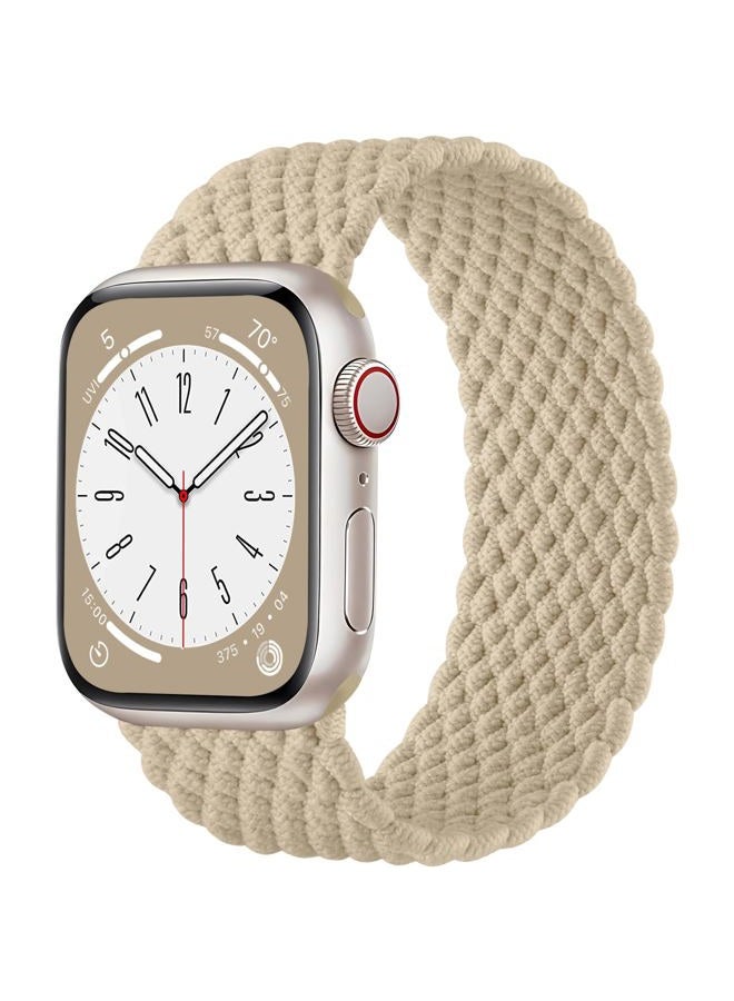 Zedoli Braided Solo Loop Compatible with Apple Watch Band 38mm 40mm 41mm 42mm 44mm 45mm 46mm 49mm for Women Men,Stretchy Nylon Sport Elastic Strap for iWatch Bands Series 10 9 8 7 6 5 4 3 2 1 SE - Image 1