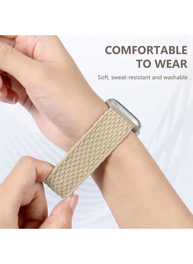 Zedoli Braided Solo Loop Compatible with Apple Watch Band 38mm 40mm 41mm 42mm 44mm 45mm 46mm 49mm for Women Men,Stretchy Nylon Sport Elastic Strap for iWatch Bands Series 10 9 8 7 6 5 4 3 2 1 SE - Image 3