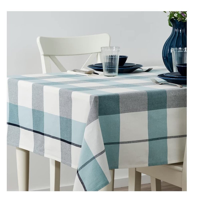 NT-STAR NTSTAR Table Cloth100 Cotton145x240 cm Blue - Image 5