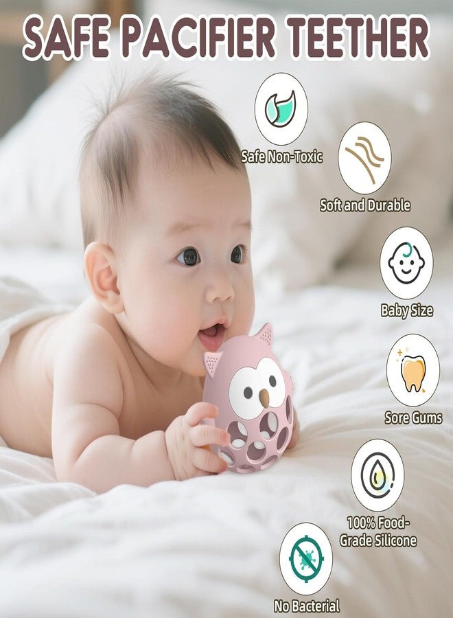 Venditer Baby Toys 0-3 Months, Rattle Toys Newborn 3-6 6-9 Months, Montessori Baby Toys 0-6 Months Baby Games Montessori 1 Year Sensory Games for Babies (Pink) - Image 3