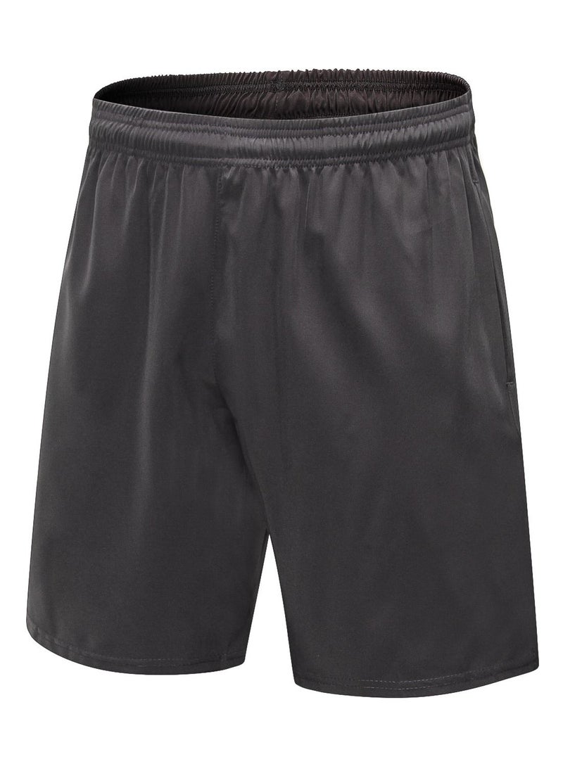 Loquat Men Quick Dry Breathable Running Shorts Grey  - Image 1