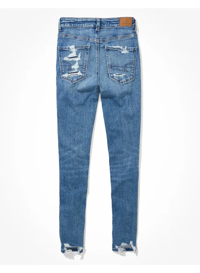 امريكان ايجل AE Ne(x)t Level Ripped High V-Rise Jegging