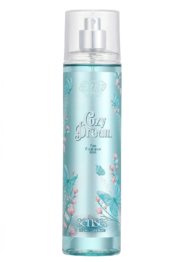 إيفا بخاخ معطر للجسم للعناية بالبشرة - كوزي دريم 240 مل - Image 1