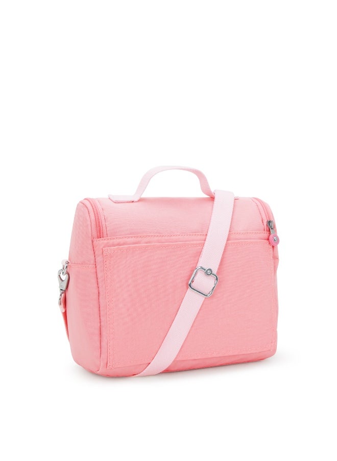 kipling New Kichirou Insulated Kids School Lunchbag with Trolley Sleeve, 0.27 kgs, 6L - Coral Sea (Pink)  - Image 5
