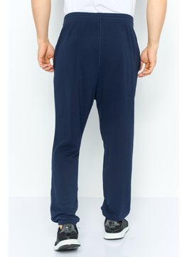 Reebok Men Sportswear Fit Drawstring Training Pants, Navy  - Image 3