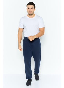 Reebok Men Sportswear Fit Drawstring Training Pants, Navy  - Image 2