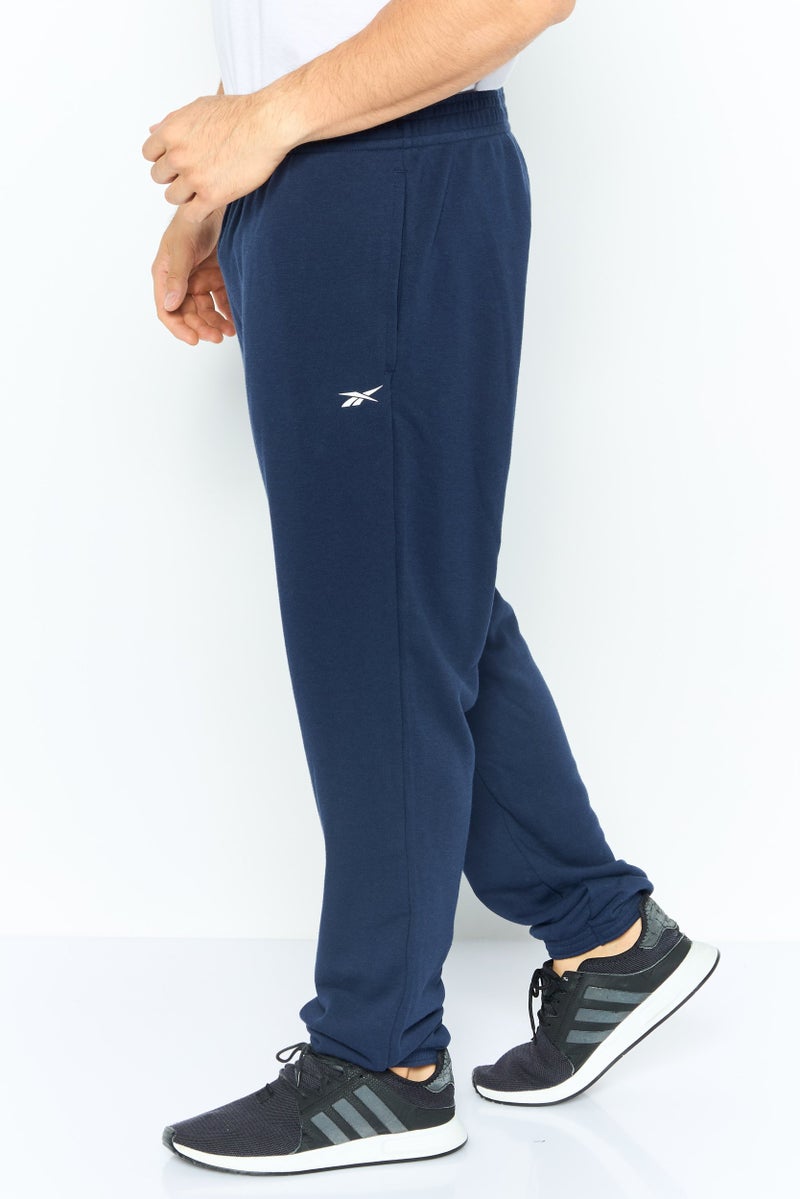 Reebok Men Sportswear Fit Drawstring Training Pants, Navy - Image 4