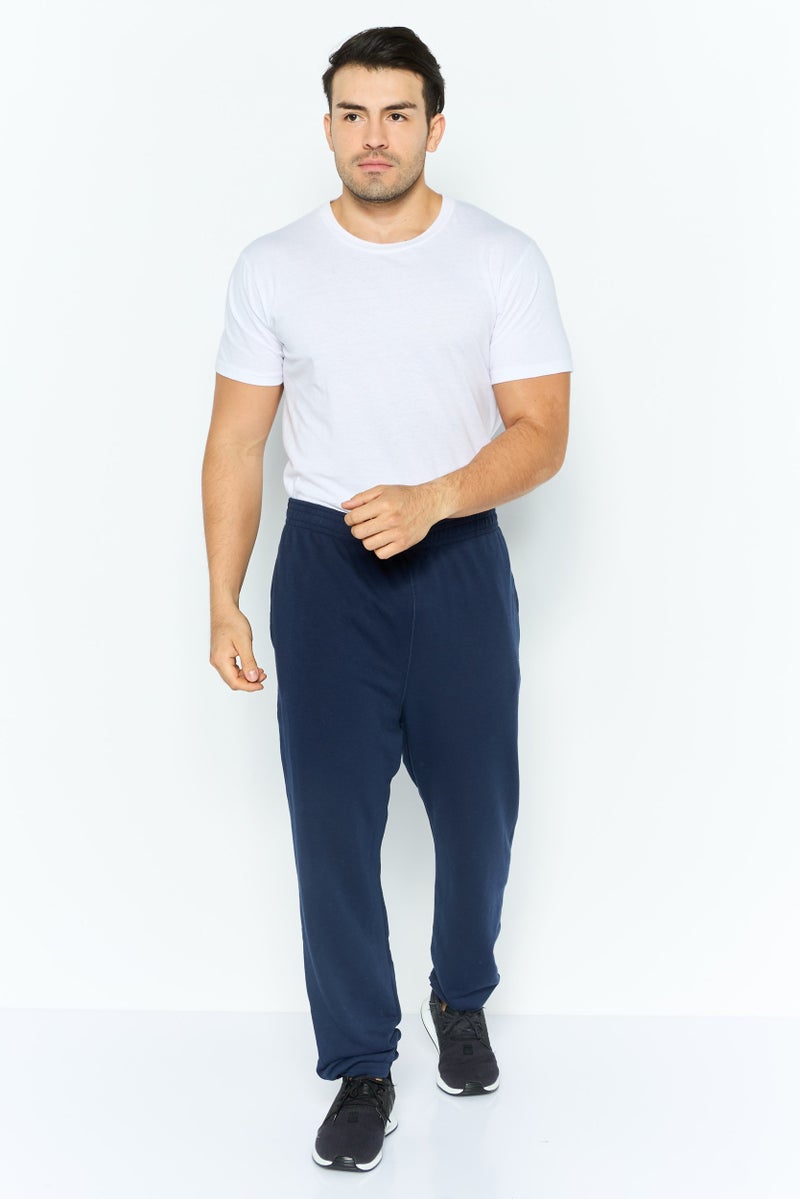 Reebok Men Sportswear Fit Drawstring Training Pants, Navy - Image 2