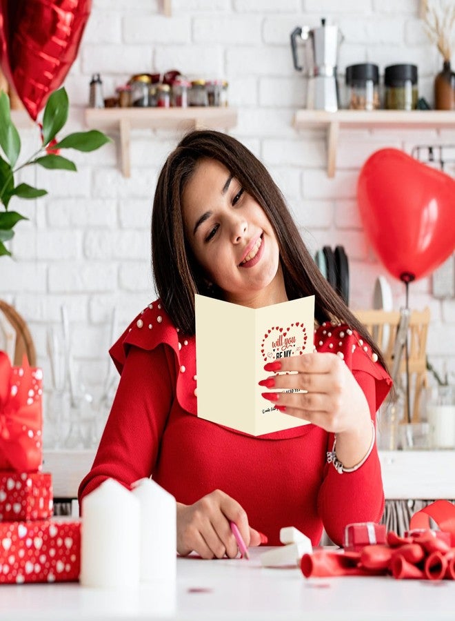HEYINSHEN Funny Valentines Day Card for Him Her Romantic Valentines Day Card for Men Boyfriend Humor Valentines Card for Husband Wife Playful Card with Envelope for Him Will You Be My Valentine - Image 4