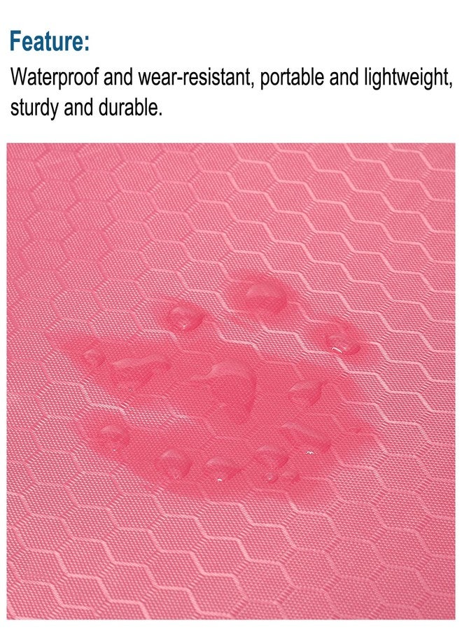 باتيكيل حقائب ملفات مقاومة للماء بسحاب من باتيكيل، عبوة من قطعتين، مقاس B4، لحفظ المستندات والفواتير وأقلام الرصاص، مناسبة للمكتب والسفر، لون وردي - Image 5