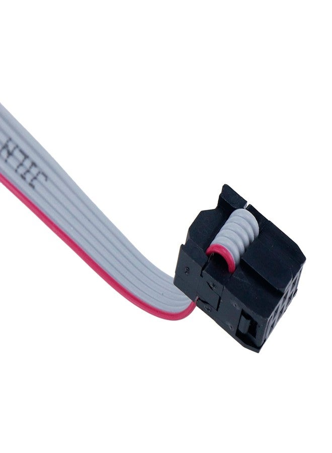Sydien 2.54mm Pitch 2 Row 6 Pins F/F IDC Connector Flat Ribbon Cable, 30cm Length,5Pcs - Image 4