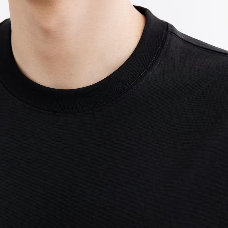 New Short-Sleeved T-Shirt Men'S Summer Korean-Style Trendy Simple Half-Sleeved Top Hong Kong-Style Loose Casual Trendy Brand Body - Image 5