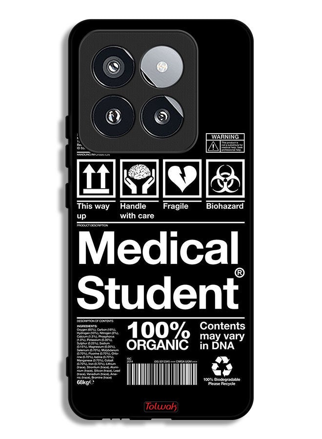 Tolwak Xiaomi 14 Pro Protective Case Cover Medical Student Sticker - Image 1