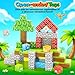 Toylogy 100 قطعة كتل مغناطيسية لبناء عالم الديناصورات في منجم الغابة - إصدار الحواس STEM للألعاب البنائية للأطفال هدايا عيد الميلاد وأعياد الميلاد للأولاد والبنات من 3 إلى 8 سنوات - Image 4