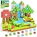 Toylogy 100 قطعة كتل مغناطيسية لبناء عالم الديناصورات في منجم الغابة - إصدار الحواس STEM للألعاب البنائية للأطفال هدايا عيد الميلاد وأعياد الميلاد للأولاد والبنات من 3 إلى 8 سنوات - Image 3