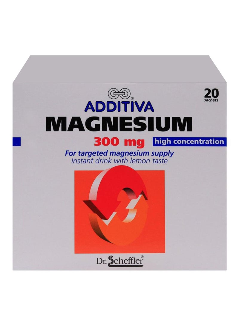 Additiva Magnesium 300 Mg Sachets 20'S - Image 1