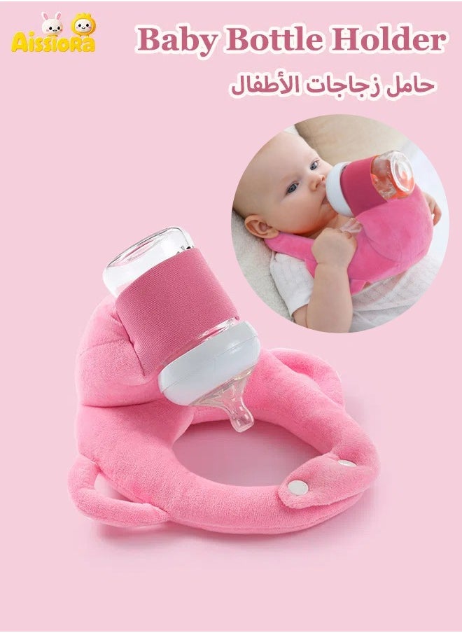 Aissiora Baby bottle holder Baby feeding pillows Nursing pillows Multifunctional pillow for babies Feeding pillow with bottle holder Anti-spitting milk pillow Relieves sore hands  - Image 1