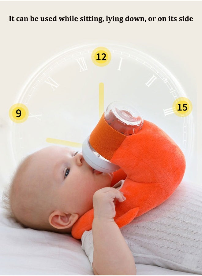 Aissiora Baby bottle holder Baby feeding pillows Nursing pillows Multifunctional pillow for babies Feeding pillow with bottle holder Anti-spitting milk pillow Relieves sore hands  - Image 5