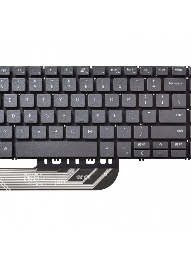 SUNMALL لوحة مفاتيح بديلة SUNMALL متوافقة مع ديل إنسبيرون 15 5501 5502 5508 5584 5590 5593 5594 5598. إنسبيرون 15 3501 3502 3505. إنسبيرون 15 7000 7590 7591 7791 لاتيتيود 3510 تخطيط أمريكي بدون إضاءة خلفية - Image 4