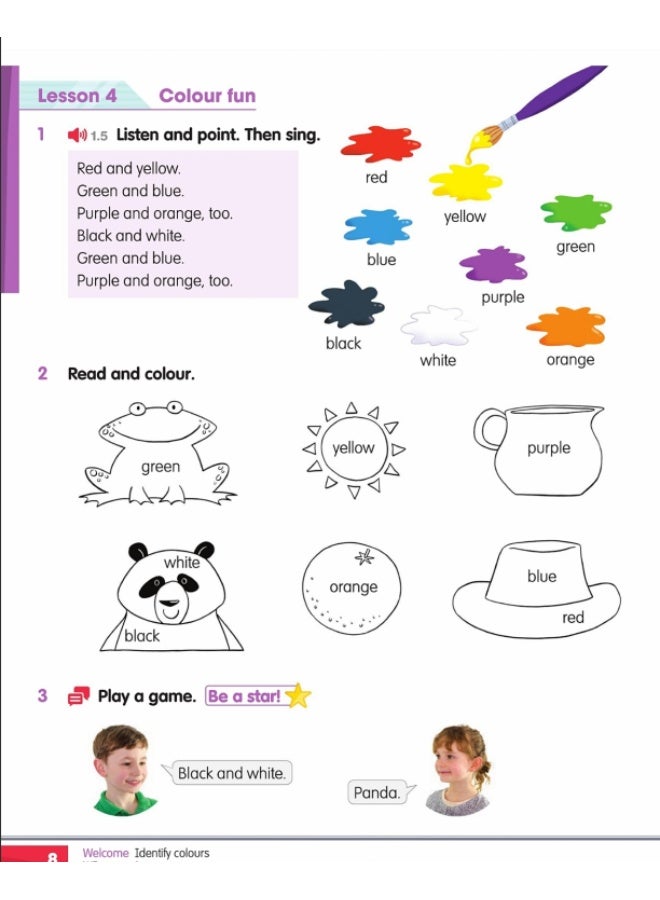 كتاب Macmillan Academy Stars  – دورة اللغة الإنجليزية لأطفال المرحلة الابتدائية – المستوى 1 (كتاب التلميذ) - Image 4