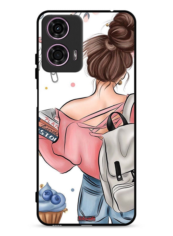 Tolwak غطاء حماية موتورولا موتو G24 4G بكتب في الأيدي - Image 1