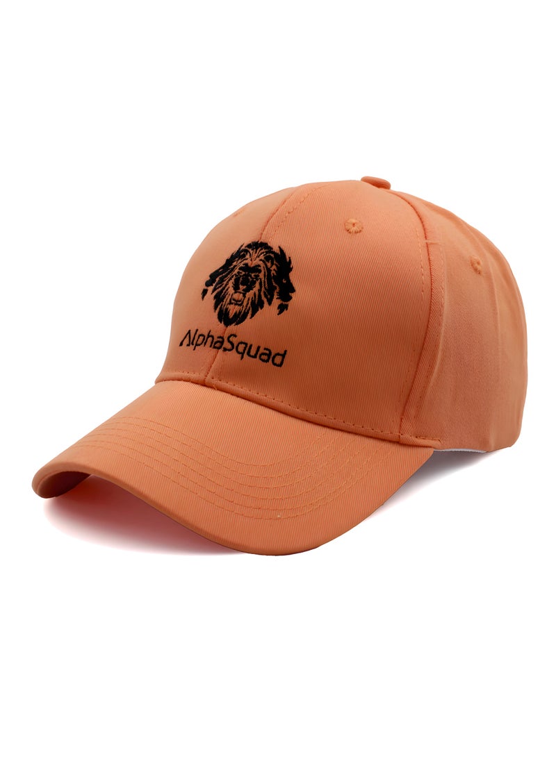 AlphaSquad AlphaSquad Baseball Cap Unisex Adjustable Size for Sports, Running, Gym Workouts and Outdoor Activities (Orange)  - Image 1