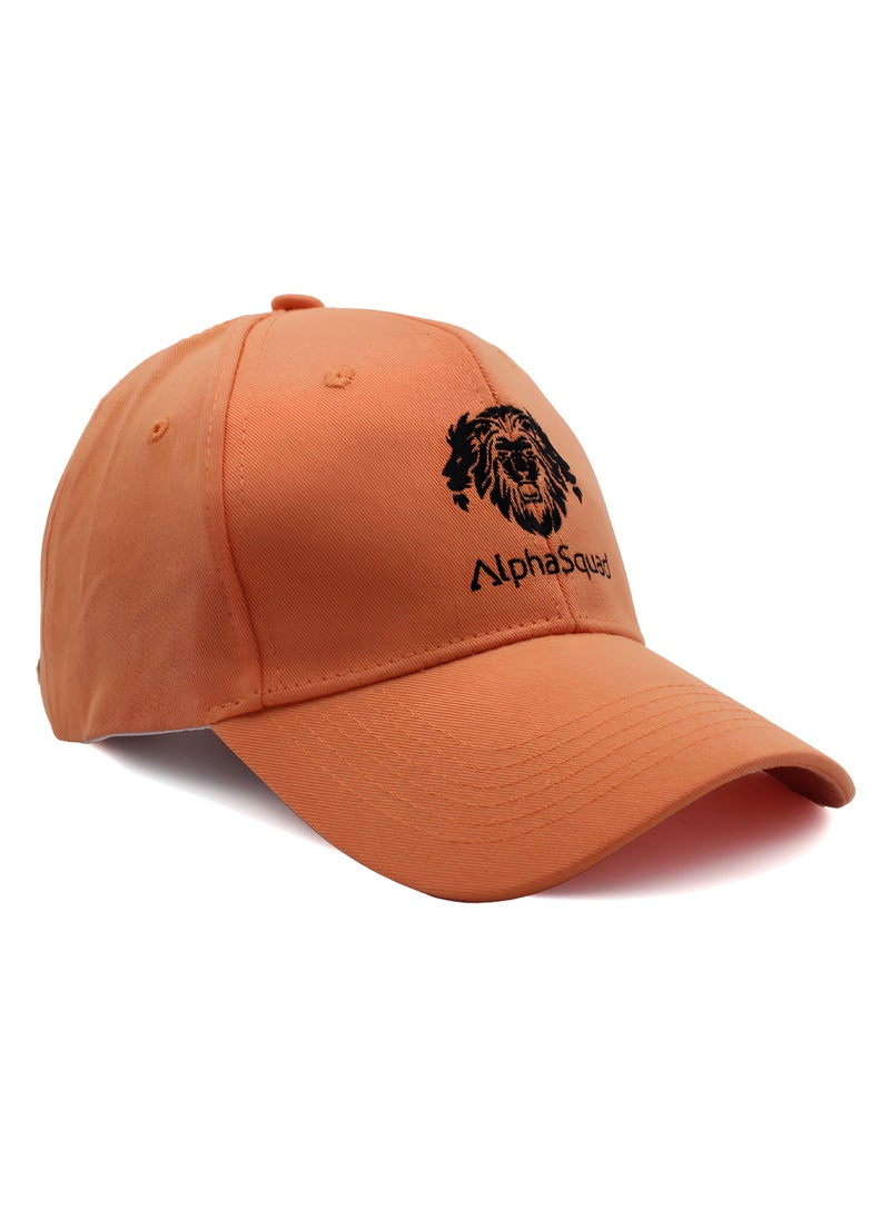 AlphaSquad AlphaSquad Baseball Cap Unisex Adjustable Size for Sports, Running, Gym Workouts and Outdoor Activities (Orange)  - Image 2