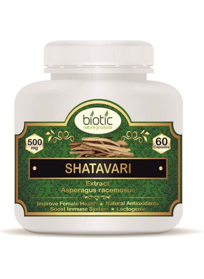 Biotic كبسولات شاتافاري البيوتيك (مستخلص الهليون الراسموس) 500 ملغ - 60 كبسولة نباتية - Image 1