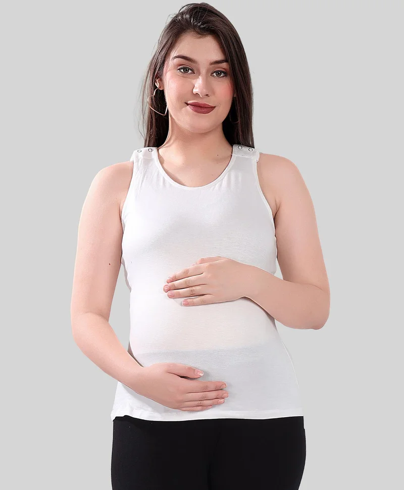 TUMMY  Maternity Nursing Tank Top for women - Pack of 2 for Women | Best Price UAE