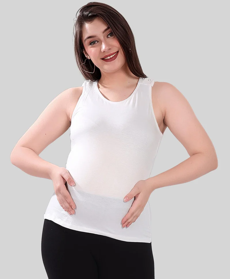 TUMMY  Maternity Nursing Tank Top for women - Pack of 2 for Women | Best Price UAE