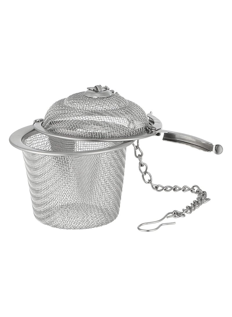 Stainless Steel Tea Infuser & Filter – Reusable Loose Leaf Tea Strainer with Fine Mesh & Easy-Grip Handle – Durable & Rust-Resistant for Perfect Brewing - Image 2