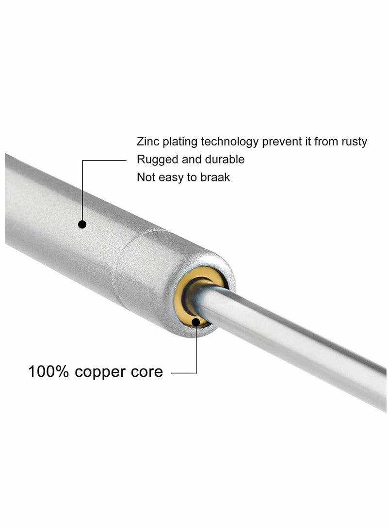 Y&D Gas Struts, 100N/22.5lb Shocks, Lid Stay Cabinet Door Lift Support, for Support Doors Hydraulic Shock Toy Box Absorber Soft Closing Hinge Accessories, 10 in (4-Pcs Set)  - Image 4