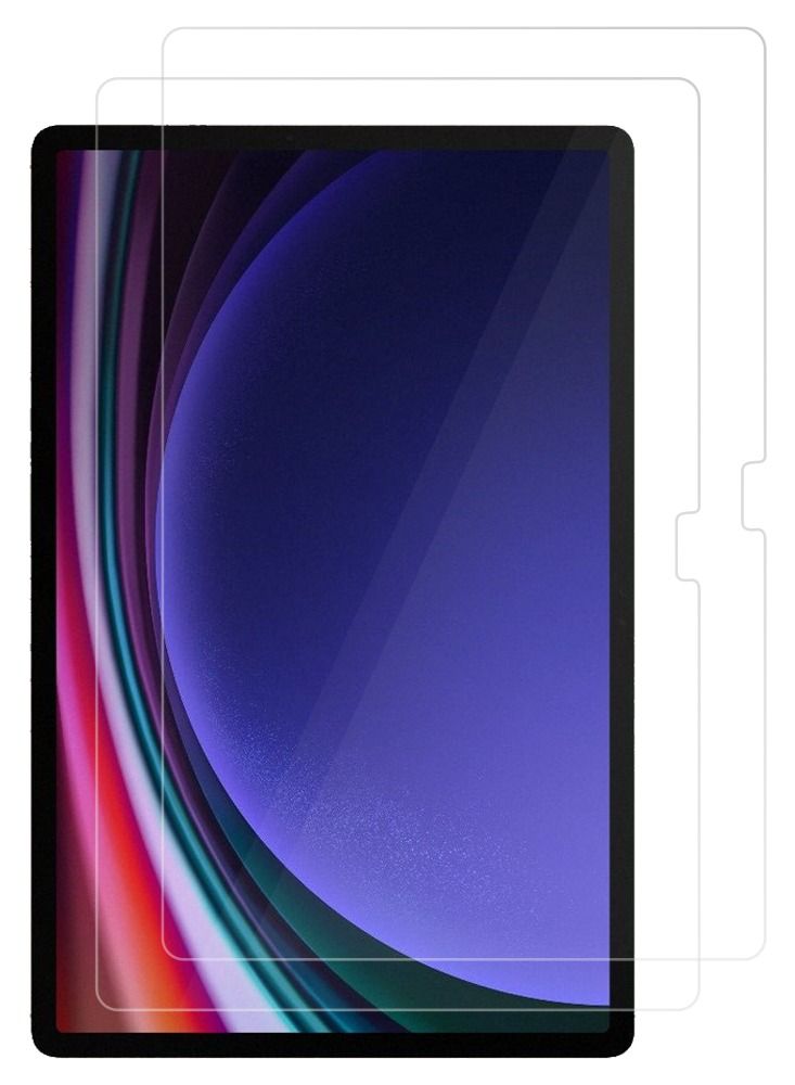 CATANES 2 Pack For Samsung Galaxy Tab S9 Plus Screen Protcetor Scratch and Shatter Resistant Anti Bubble Glass - Image 1