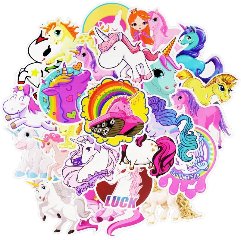 QTL Stickers for Kids Unicorn Stickers for Girls Unicorn Laptop Stickers Unicorn Vinyl Sticker for Water Bottles Bike Stickers for Girls - Image 2