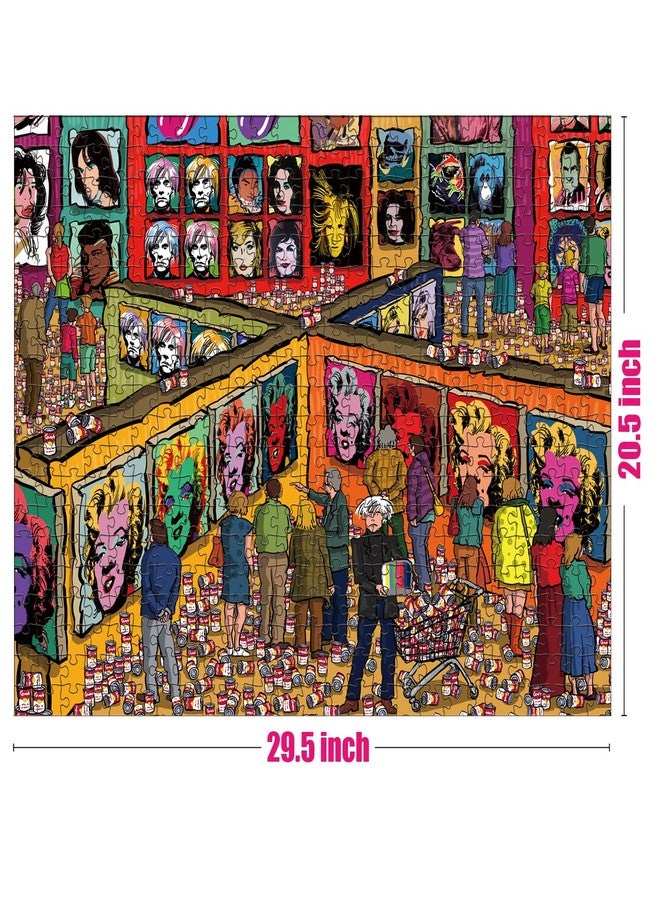 Antelope - 1000 Piece Puzzle for Adults, Andy Warhol Jigsaw Puzzles 1000 Pieces, High Resolution, Matte Finish, Smooth Edging, No Dust Creative Artistic Puzzle - Image 4