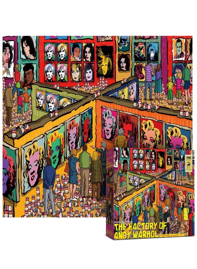 Antelope - 1000 Piece Puzzle for Adults, Andy Warhol Jigsaw Puzzles 1000 Pieces, High Resolution, Matte Finish, Smooth Edging, No Dust Creative Artistic Puzzle - Image 1
