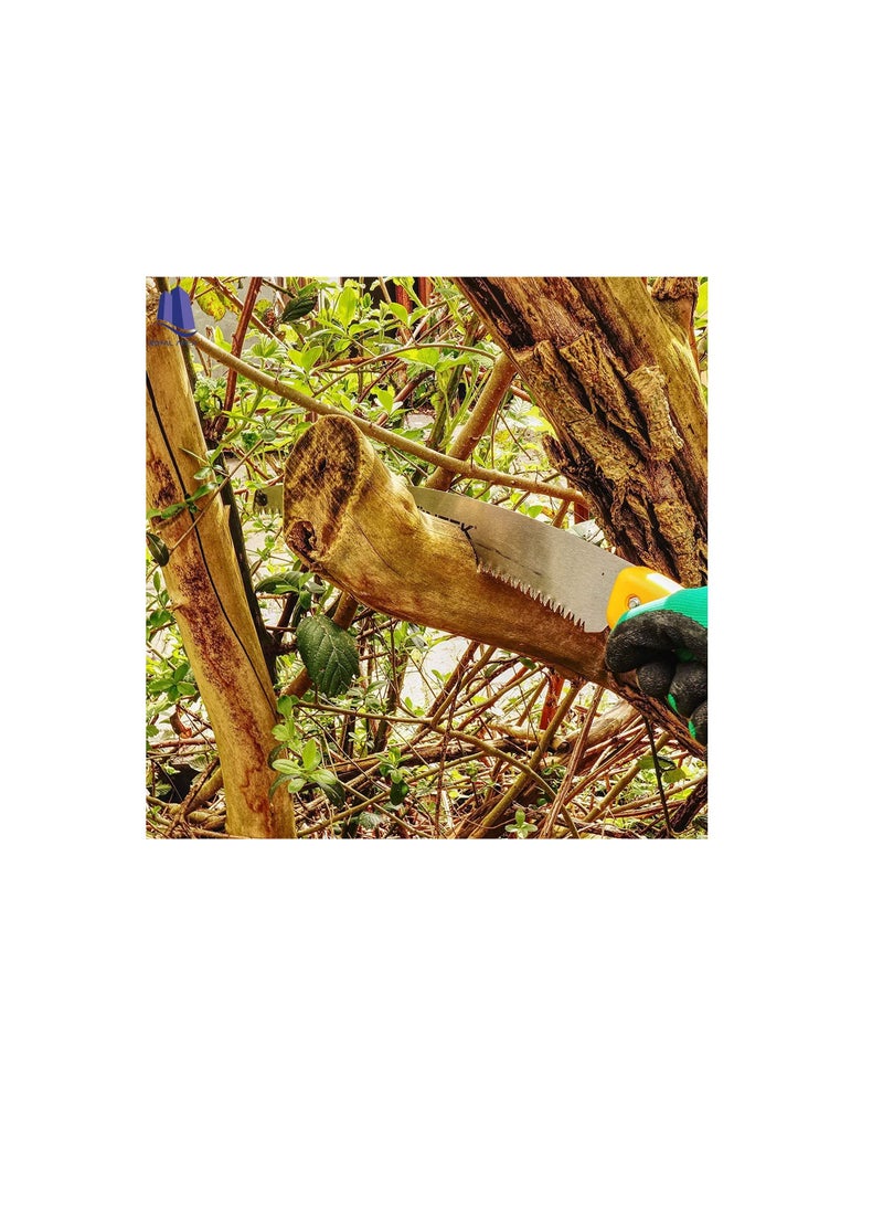 13 Inch Replace Samurai Curved Comfortable Garden & Tree Hand Pruning Saw with Plastic Holder  - Image 3