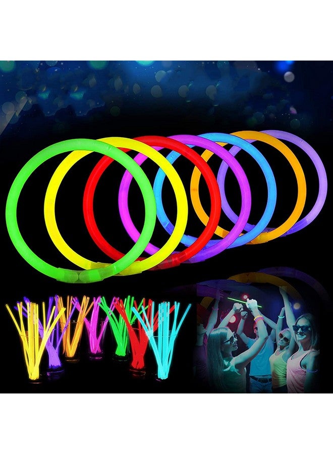 بارتي أور أنابيب الحفلات المضيئة في الظلام، ألعاب الأطفال الحسية لتخفيف التوتر، أنابيب مضيئة، ديكورات أعياد الميلاد السعيدة للبنات والأولاد (عصي متوهجة) - Image 1