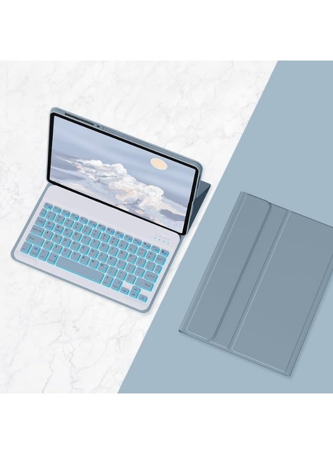 Backlit keyboard protective cover, compatible with Honor MagicPad 4 12.3-inch 2026 model, detachable Bluetooth wireless keyboard, leather protective cover for tablet protection