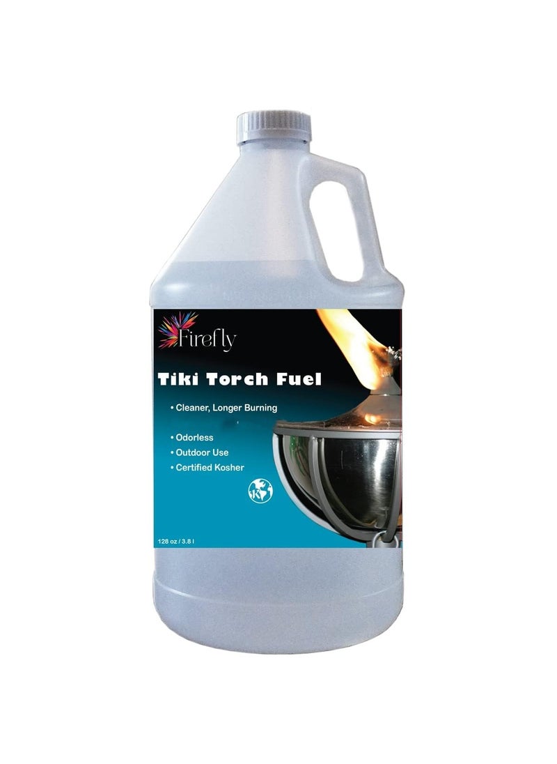 Firefly Firefly Biodegradable Tiki Torch Fuel  Smokeless Odorless LongLasting Ideal for Outdoor 1 Gallon  - Image 1