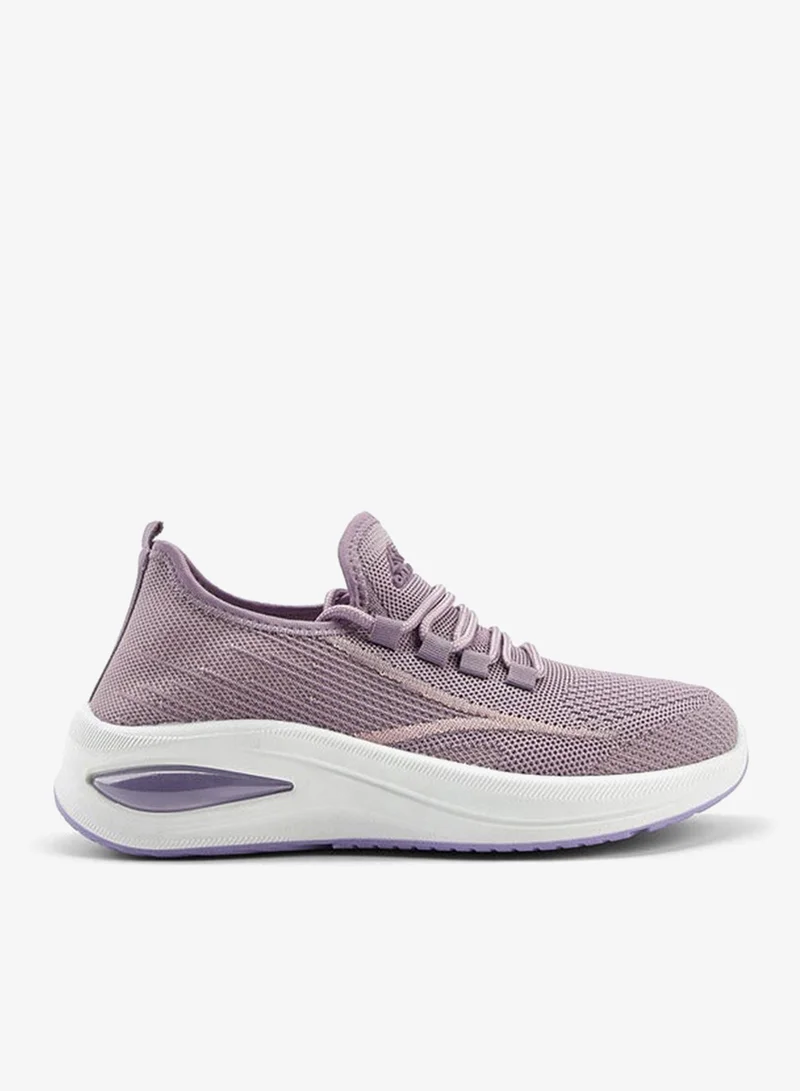 Pull Tab Lace-Up Sports Shoes