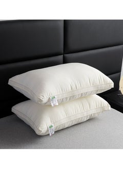 JCB CHIC Fashionfy Pillows for Sleeping Set of 2,Cotton Home Vintage Microfiber Pillow 50 X 75 cm Bed Pillows for Sleeping Standard Lightweight Hotel Luxury Sleep Pillow For Side Support and Back Sleepers Soft Fluffy  - Image 2