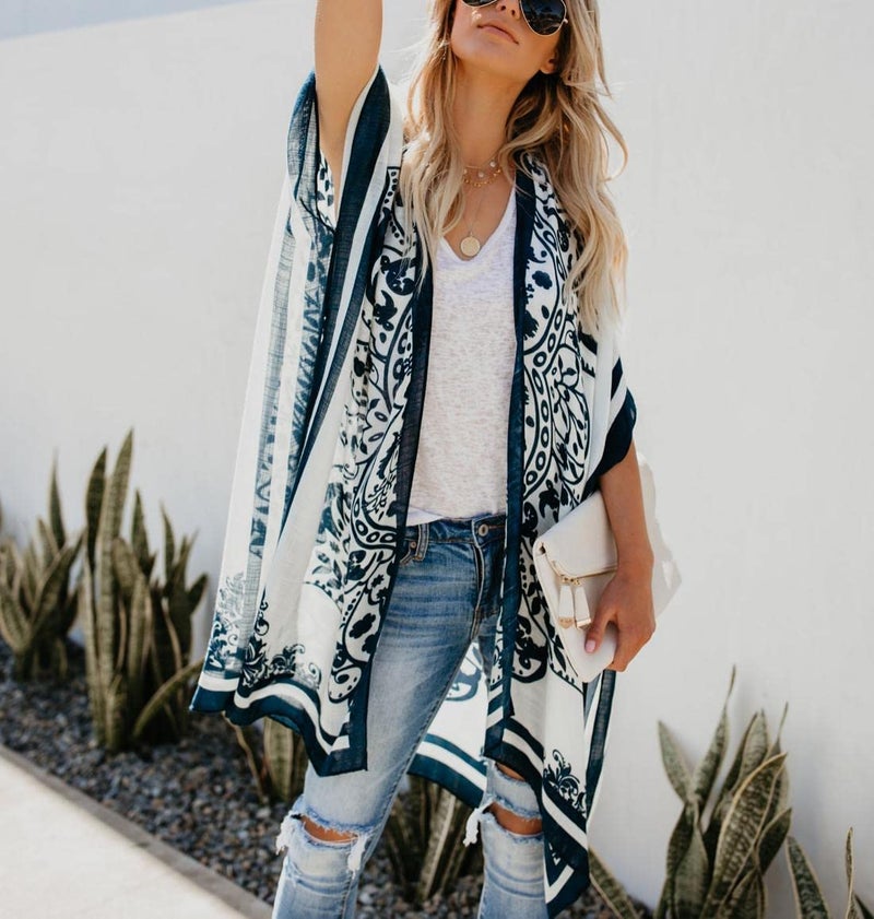 Breezy Lane Women‘s Kimono Beach Coverup for Swimsuit Bathing Suit Cover Up Kimono Cardigans Boho Clothes - Image 3