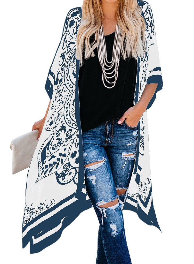 Breezy Lane Women‘s Kimono Beach Coverup for Swimsuit Bathing Suit Cover Up Kimono Cardigans Boho Clothes - Image 5