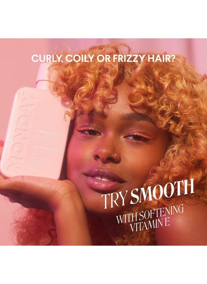MONDAY HAIRCARE - بلسم مرطب 12 أونصة للشعر الجاف والخشن والمجهد والمجعد مصنوع من زيت جوز الهند وبروتين الأرز وزبدة الشيا وفيتامين إي، زجاجات قابلة لإعادة التدوير بنسبة 100% (350 مل) (10434) - Image 1