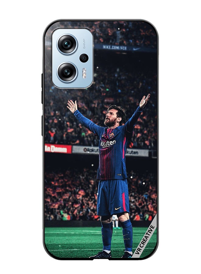 VR CREATIVE Protective Case Cover For Xiaomi Poco X4 GT Lionel Messi Design Multicolour - Image 1