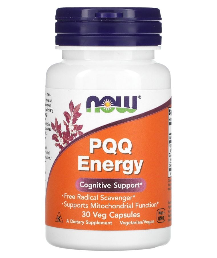 now PQQ Energy 30 Veg Capsules
