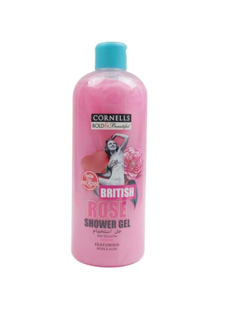 CORNELLS Bold  Beautiful British Rose Shower Gel 750Ml