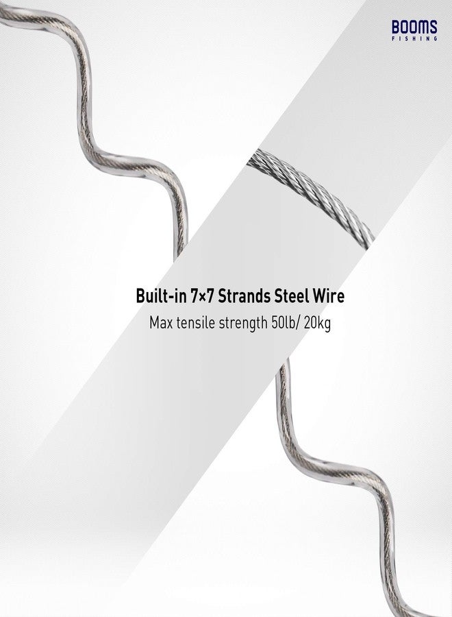 Booms Fishing T02 Fishing Pole Tether, Kayak Paddle Leash, Paddle Board Fishing Accessories, Heavy Duty Fishing Lanyard for Fishing Tools/Rods/Paddles, Black 2pcs - Image 4